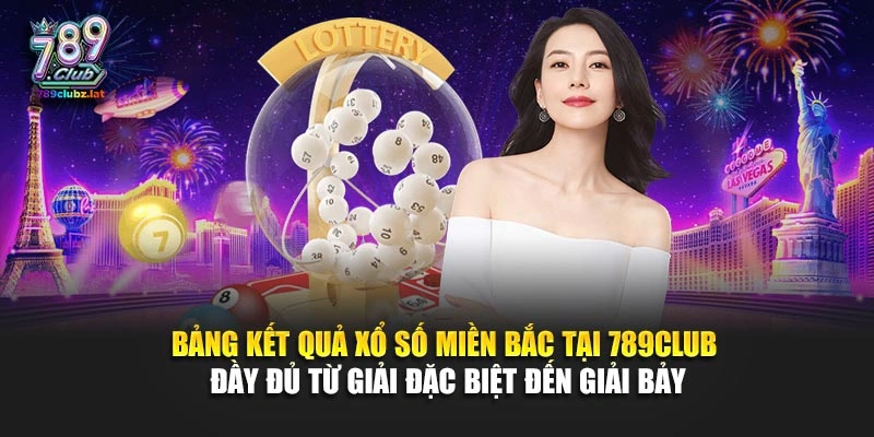 Bảng kết quả xổ số miền Bắc tại 789Club đầy đủ từ giải đặc biệt đến giải bảy