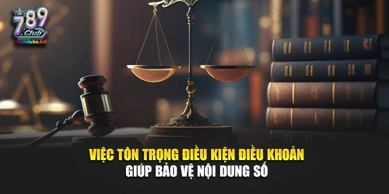 Việc tôn trọng điều kiện điều khoản giúp bảo vệ nội dung số